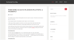 Desktop Screenshot of baseballnewsblog.com