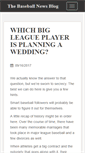 Mobile Screenshot of baseballnewsblog.com